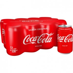 COCA COLA clasica lata 33 cl pack 12